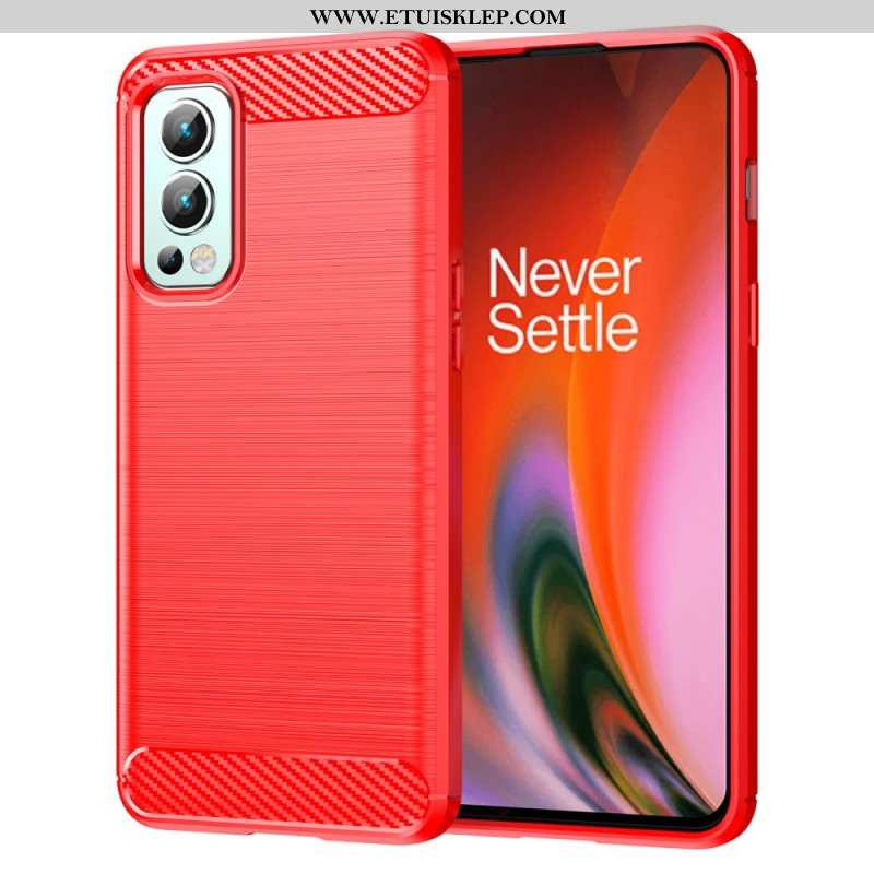 Futerały do OnePlus Nord 2 5G Szczotkowane Włókno Węglowe